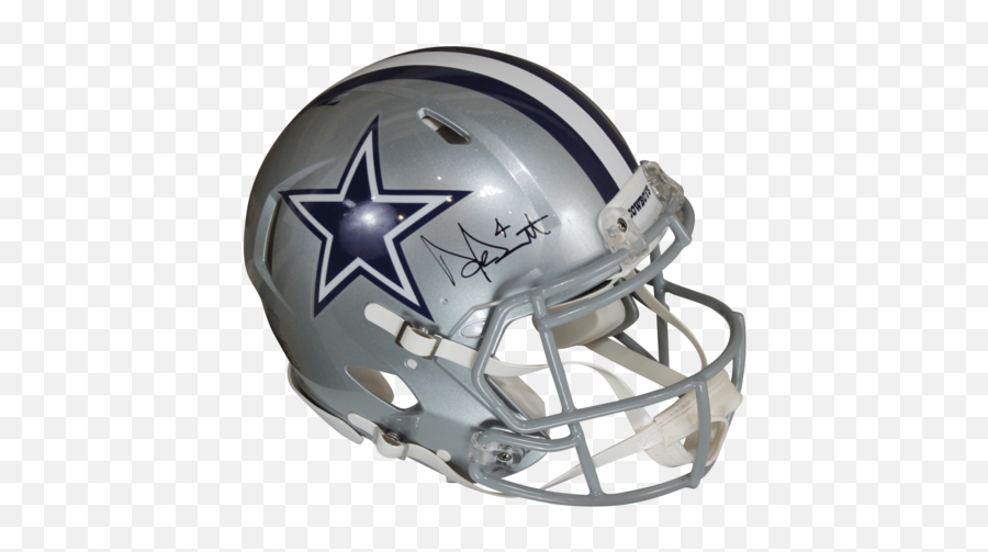 Dak Prescott Autographed Memorabilia - Ultimate Autographs Png Dallas Cowboys Helmet,Dak Prescott Png