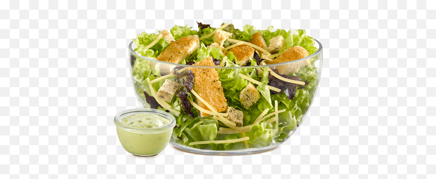 Download Cuisine Salad King Vegetarian Burger Caesar Romaine - Ensalada Caesar Burger King Png,Salad Png