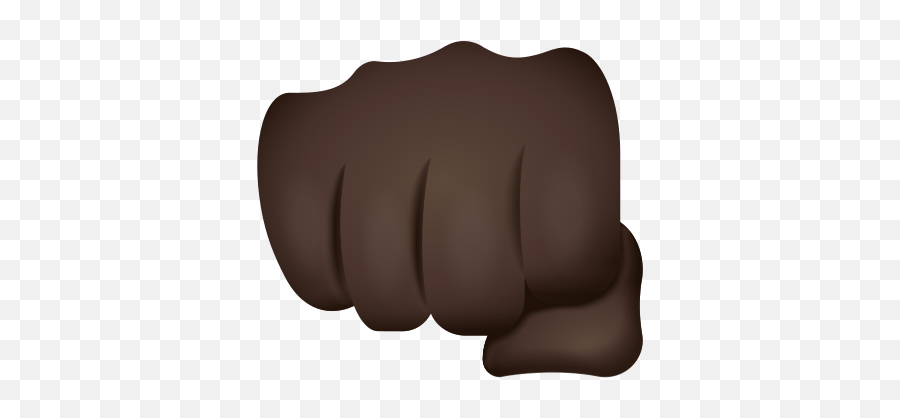 Oncoming Fist Dark Skin Tone Icon - Fist Png,Fist Emoji Transparent