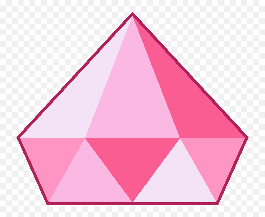 Pink Diamondu0027s Gem Vector Front View Stevenuniverse - Pink Diamonds Gem Steven Universe Png,Diamond Vector Png