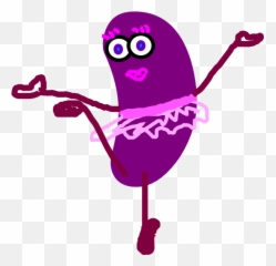 Purple Clipart Jelly Bean Transparent - Clip Art Jelly Bean png