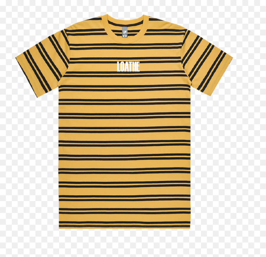 Embroidered Logo Tee - Yellowblack Stripe Museum Of Transport And Technology Png,Black Stripe Png
