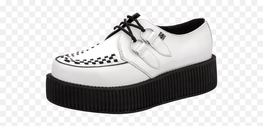White Leather Creeper - All White Creepers Png,Creepers Png