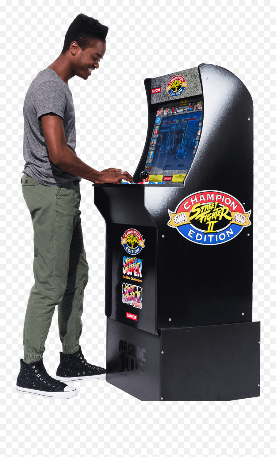 Street Fighter 2 Arcade Cabinets Come To Big W In Time For - Arcade1up Street Fighter Png,Street Fighter 2 Logo