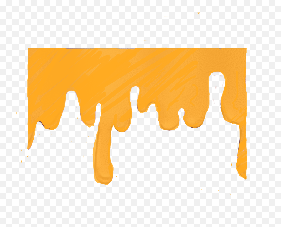 Yellow Drip Honey Dripping Sticker - Horizontal Png,Honey Dripping Png