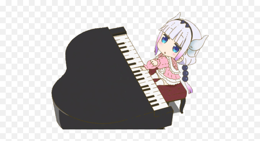 Kanna Playing The Piano - Kanna Piano Png,Kanna Kamui Transparent