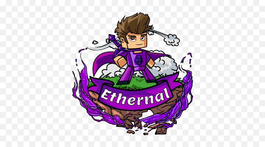 Ethernalcraft Minecraft Server - Fictional Character Png,Minecraft Server Logo