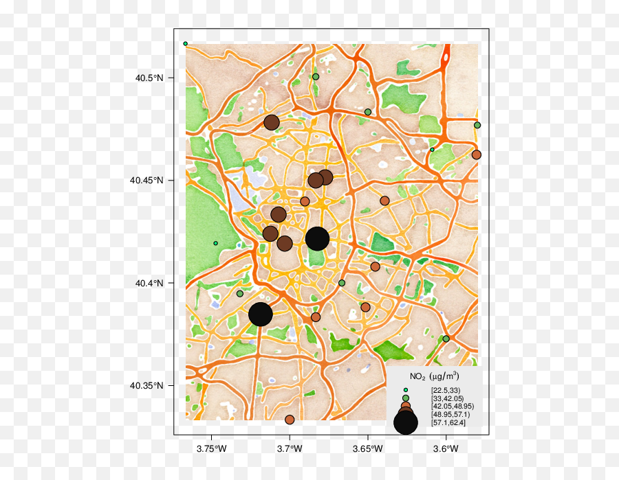 Spatial Data Displaying Time Series And Space In R Png Icon Frame 4 X 2 - 1/2