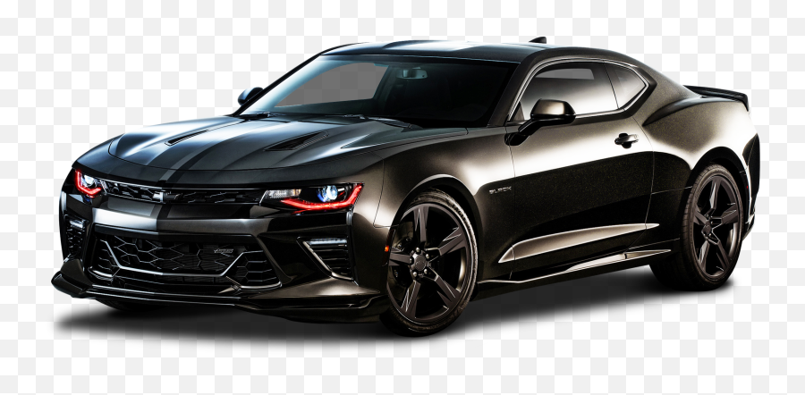 Chevrolet Camaro Black Car Png Image - All Black Camaro 2020,Cars Png