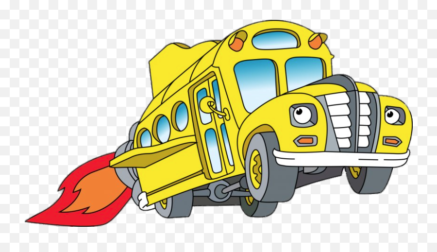 Check Out This Transparent The Magic School Bus Jet Png