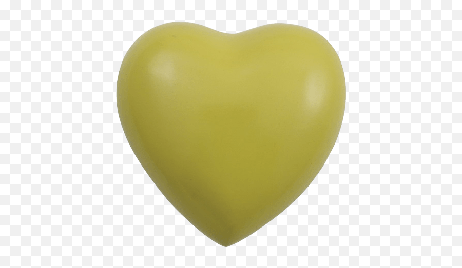 Acropolis Bright Yellow Heart Keepsake Urn - Solid Png,Acropolis Icon