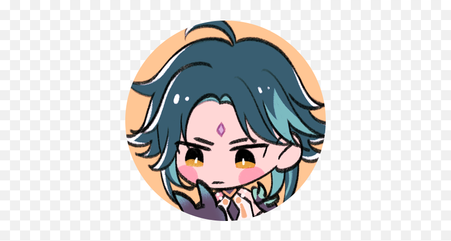 Ganyu Because Sheu0027s Pretty Alice - Xiao Chibi Png,Wei Wuxian Icon