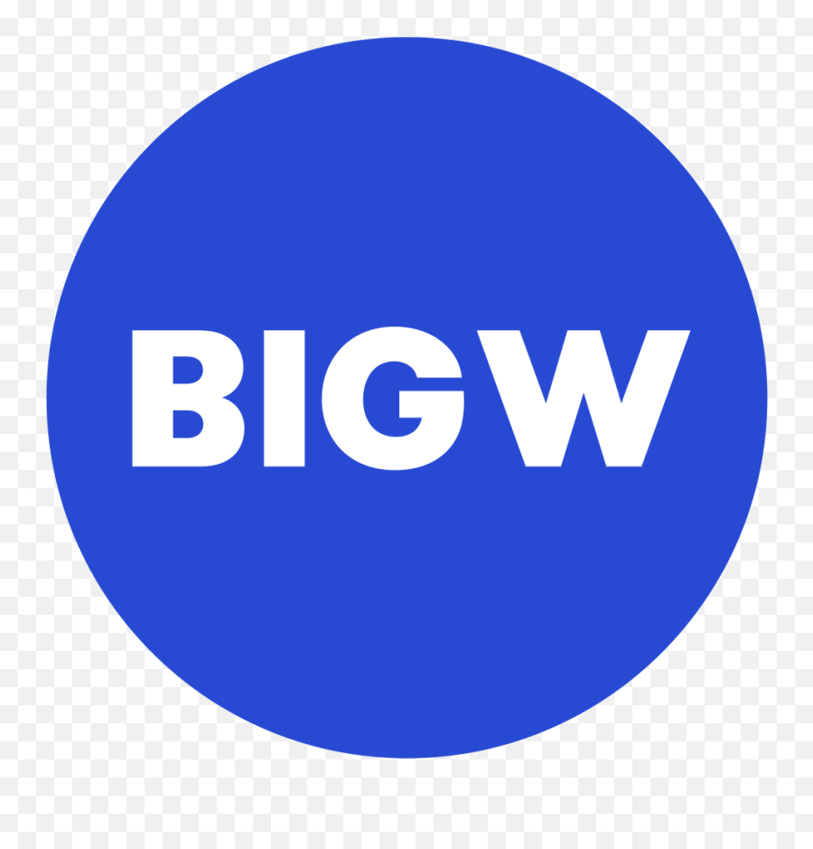 Big W Logo - Big W Logo Png,Www Logo Png