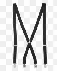 Download Hd Tarocash Plain Suspenders - Black Suspenders Png,Suspenders Png