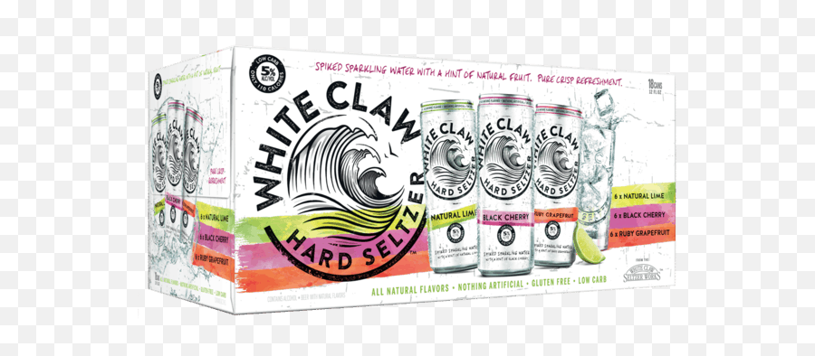 For White Hard Seltzer - White Claw Variety Pack Png,White Claw Png
