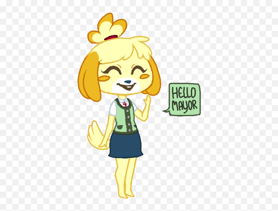 Isabelle - Acnl U2014 Weasyl Mayor Isabelle Animal Crossing Gif Png,Animal Crossing Leaf Icon