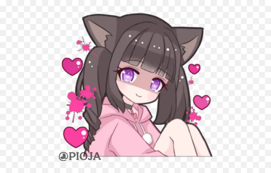 Animes Stickers For Whatsapp - Fictional Character Png,Nekopara Icon
