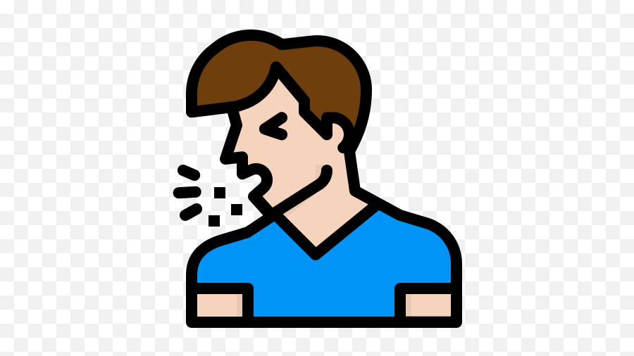 Cough Sneeze Illness Sick Healthcare Free Icon - Icon Cough And Sneezing Png,Person Flat Icon