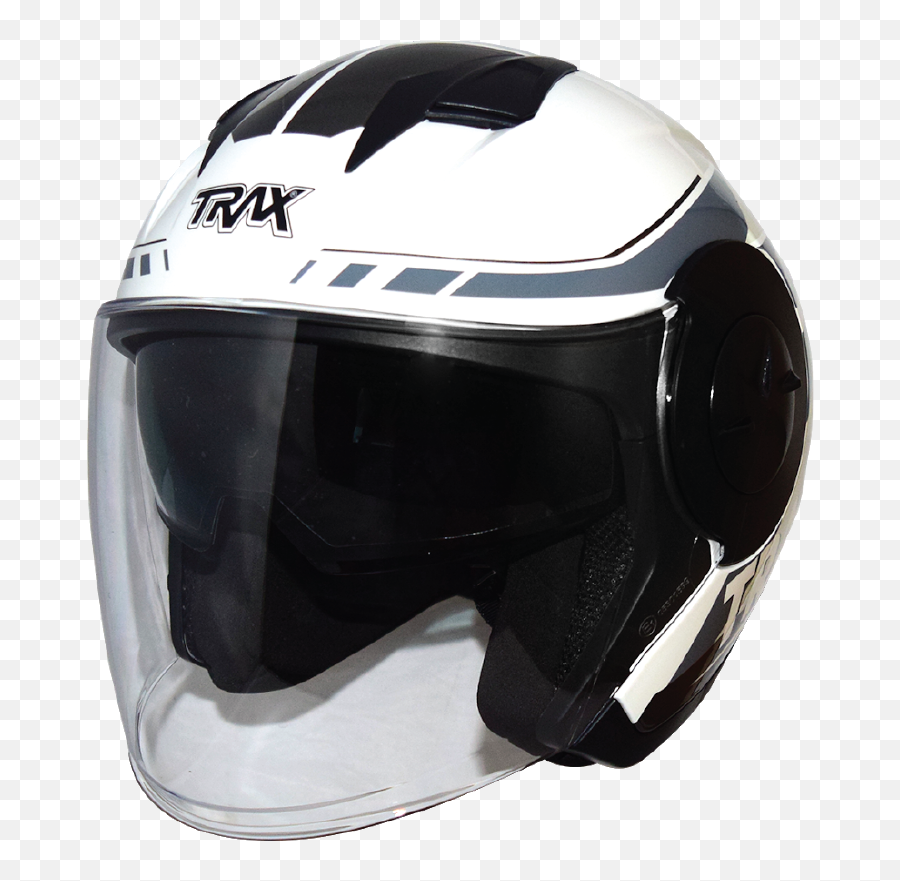 Buy Trax T735 Gloss Whitegrey - G1 Chong Aik International Motorcycle Helmet Png,Icon Airmada Gloss Black
