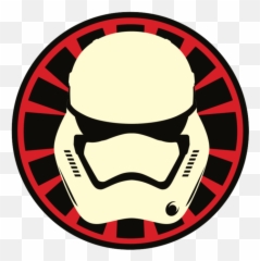 Star Wars The Force Awakens First Order And Resistance - Stormtrooper Helmet Logo png