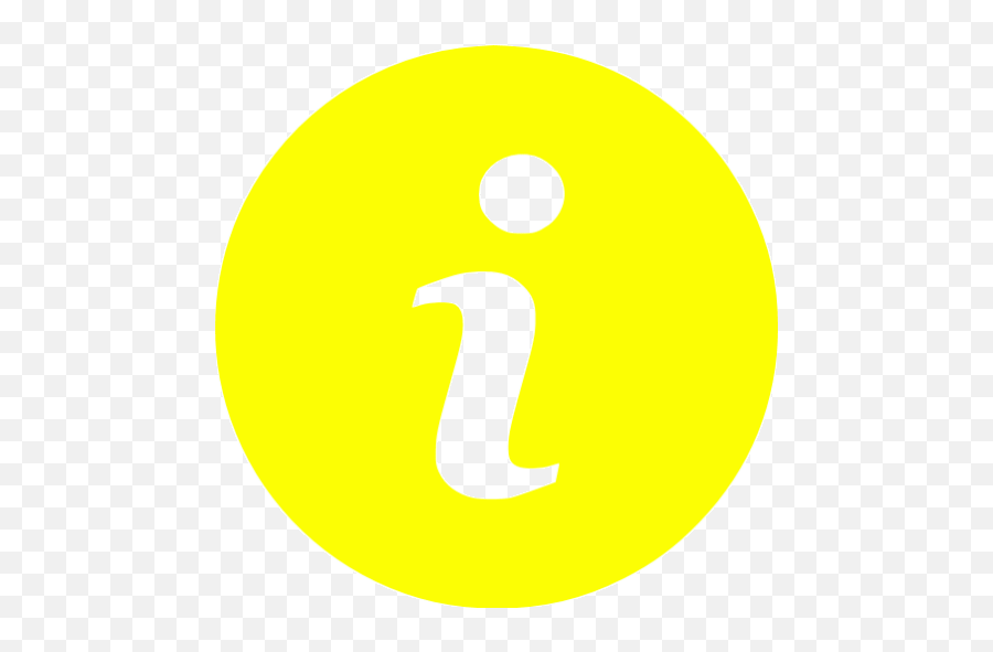 Yellow About Icon - Free Yellow About Icons Dot Png,Personal Info Icon