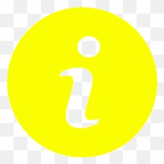 Yellow About Icon - Free yellow icons Dot png