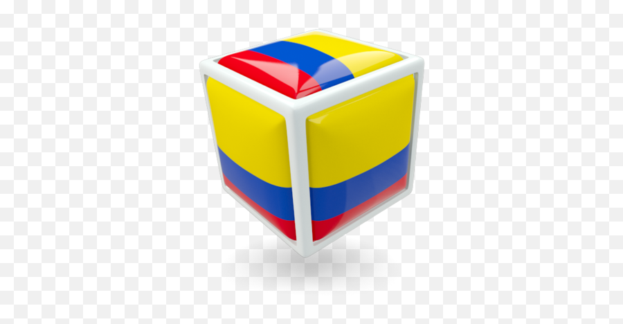 Cube Icon Illustration Of Flag Colombia Png