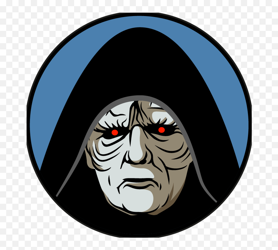 Darth Vader Clipart Emperor Palpatine - Easy Emperor Palpatine Drawing Faces Png,Emperor Palpatine Png