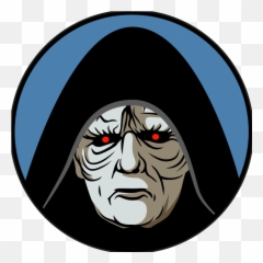 Darth Vader Clipart Emperor Palpatine - Easy Drawing Faces png
