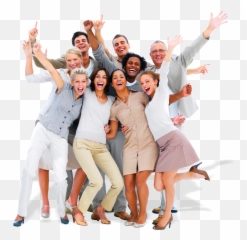 Happy People Hugging - Transparent Background Laughing Png