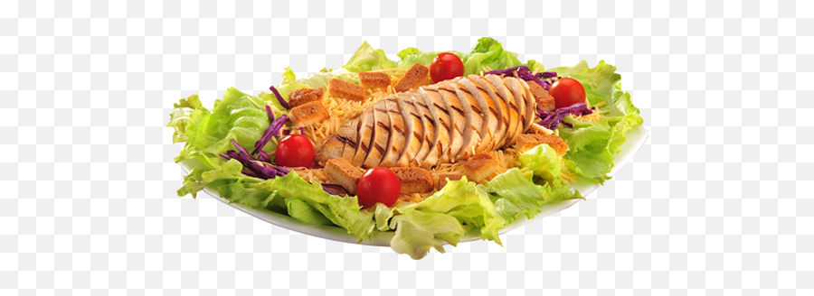 Chicken Caesar Salad - Fast Food Png,Caesar Salad Png