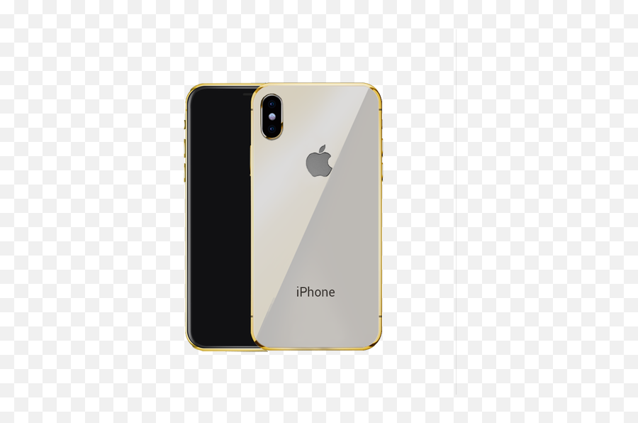 Download 24k Gold Plated Frame Iphone X - Iphone Png Image Png Transparent Iphone X Gold Png,Iphone X Transparent