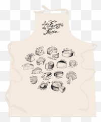 Large Beige Apron Fromages De France - Active Tank Png,Apron Png