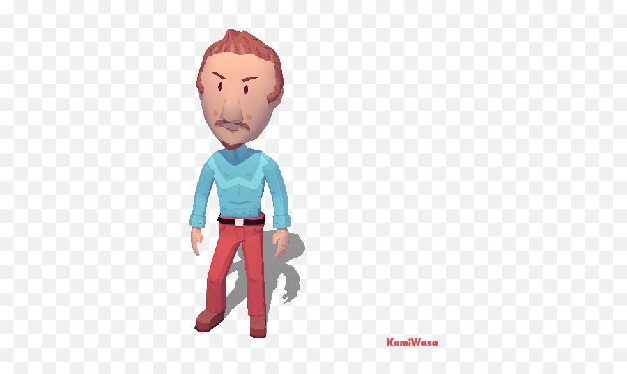 Mother 3 Duster Wall Staples Low Poly By Kamiwasa - Mother 3 Master 3d Animatin Gif Png,Staple Png