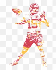 Patrick Mahomes Kansas City Chiefs - Art Png