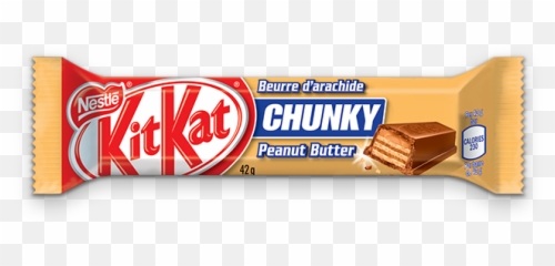 Download Hd Kit Kat Chunky Peanut Butter - Gooey Caramel png
