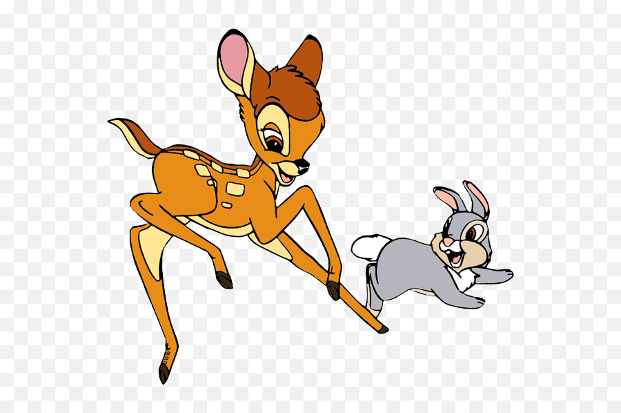Thumper Png High - Bambi And Thumper Cartoon,Thumper Png