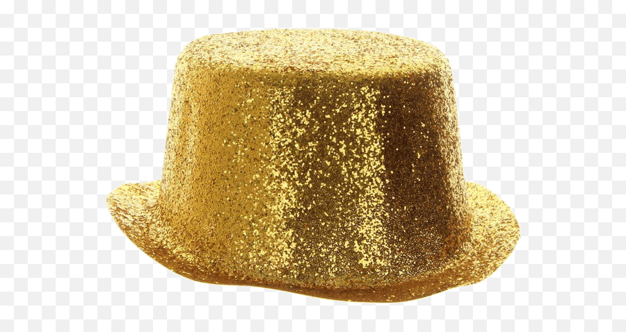 Download Gold Glitter Top Hat - Party Hat Png Image With No Transparent Glitter Top Hat,Top Hat Png