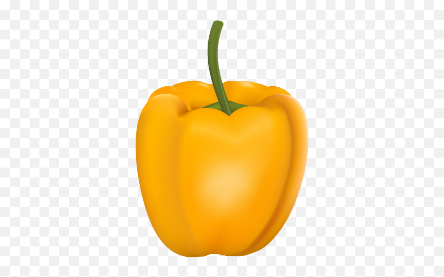 Yellow Pepper Png Clipart - Vegetable Bell Pepper Clipart,Food Clipart Transparent