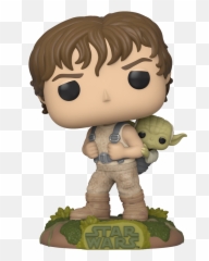 Pop Star Wars Empire Strikes Back - Luke Skywalker U0026 Yoda Luke With Yoda Funko Pop Png,Yoda Transparent