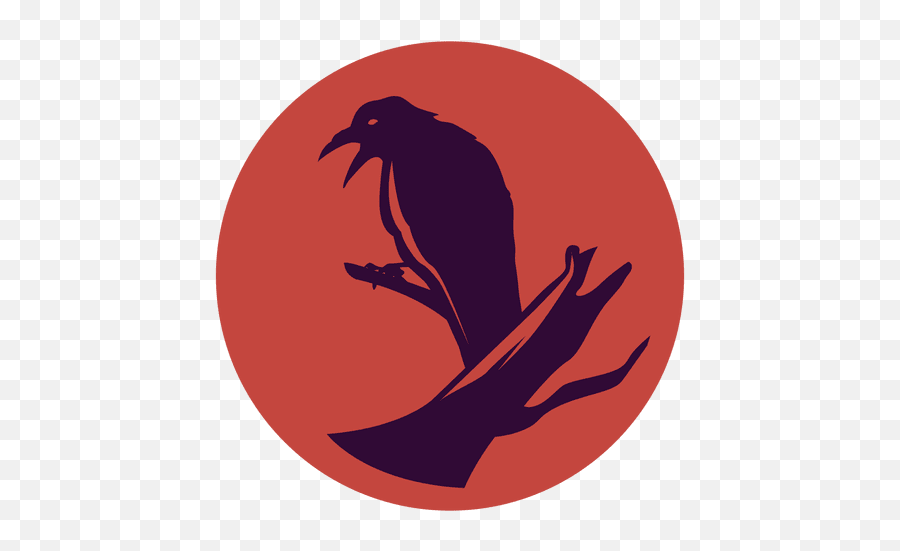 Raven Circle Icon - Illustration Png,Raven Transparent