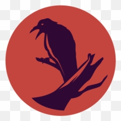 Raven Circle Icon - Illustration Png,Raven Transparent