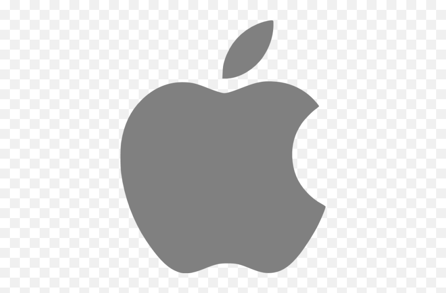 Gray Apple Icon - Free Gray Site Logo Icons Apple Logo Svg Png,Apple Logo Image