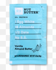 Rx Nut Butter Vanilla Almond - Paper Png,Butter Transparent