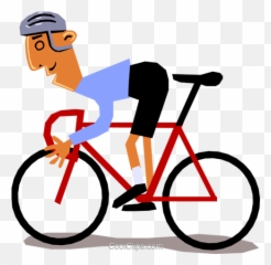 Download Cycling Cyclist Png - Racing Clipart
