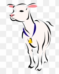 Library Of Lamb And Cross Picture Black - Transparent Lamb Clipart Png,Lamb Png