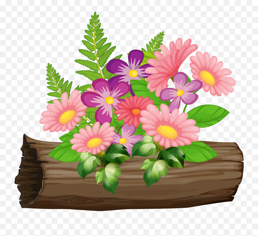 Exotic Flowers Png Transparent Images - Muchas Abejas,Leafs Png