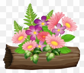 Exotic Flowers Png Transparent Images - Muchas Abejas,Leafs Png