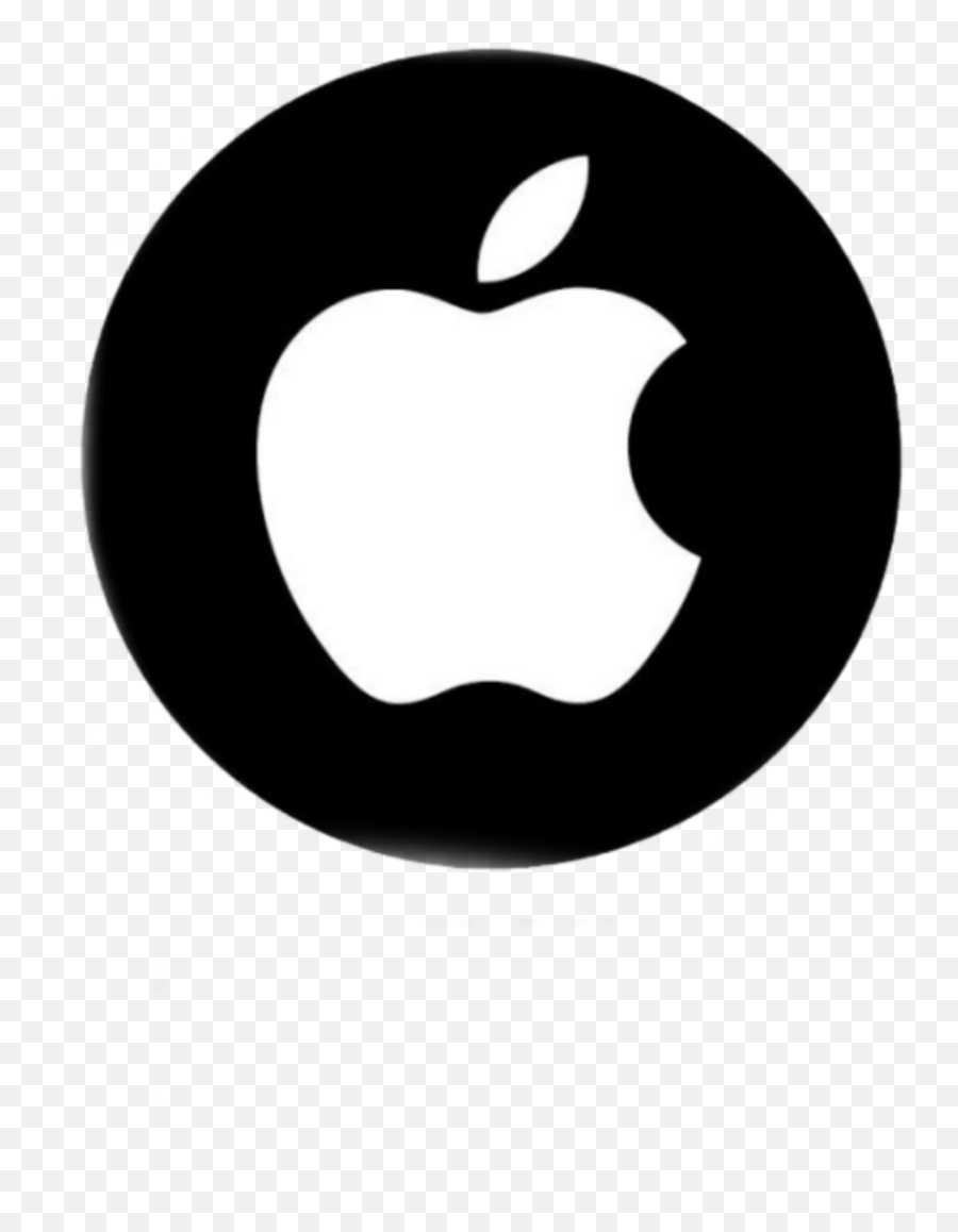 Freetoedit Apple Logo Music Sticker - Emblem Png,White Apple Logos
