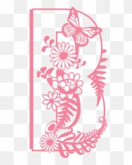 Letter B Digital Svg Pdf U0026 Png U2014 Nonna Illustration Design